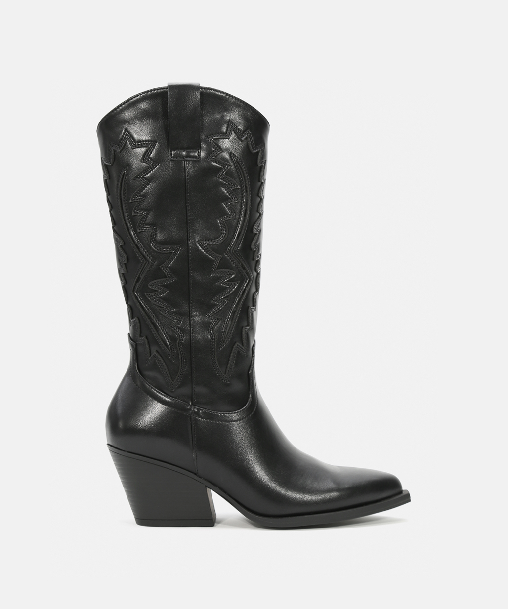 Botas cowboy bordado tacón 
